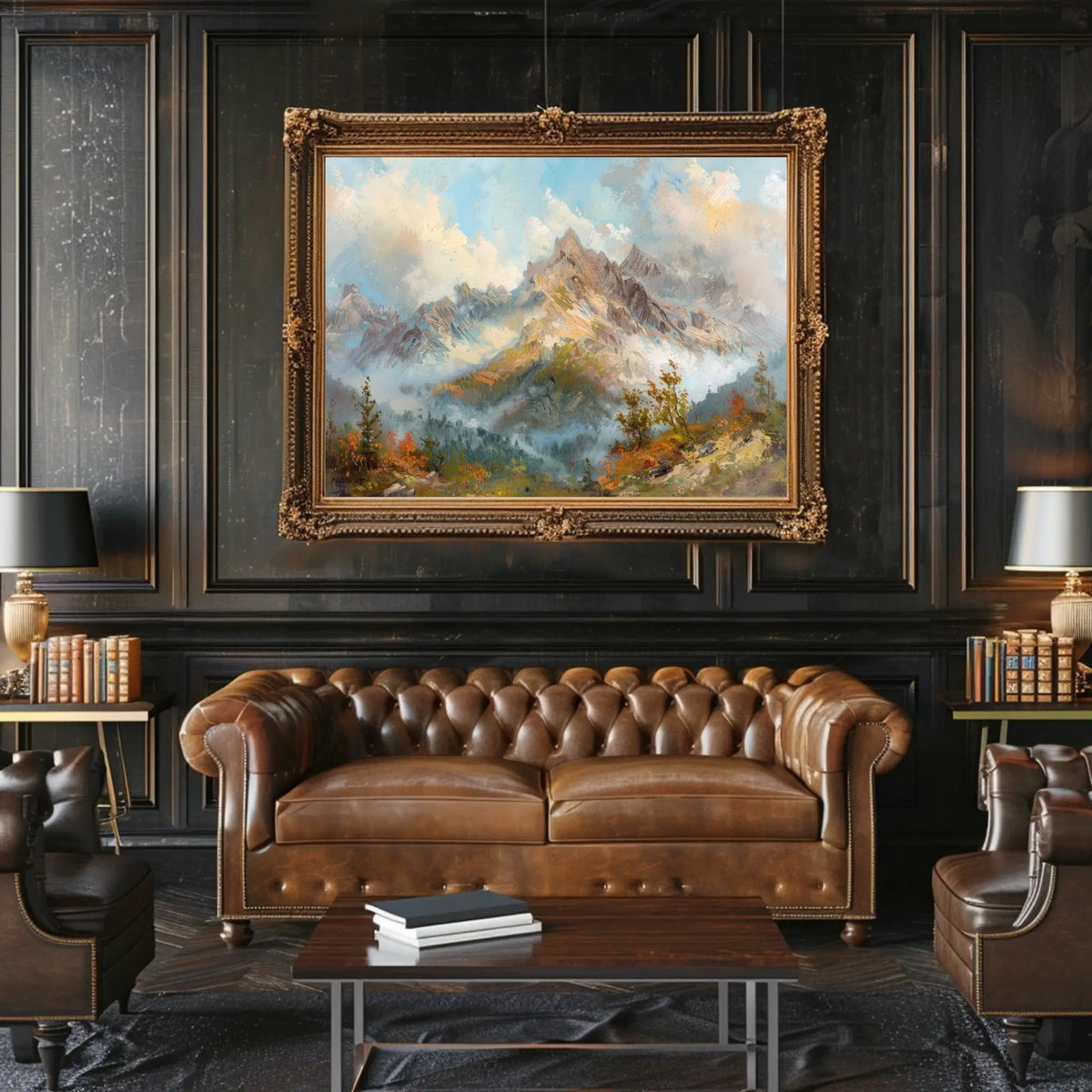 Serene Mountain Landscape Poster