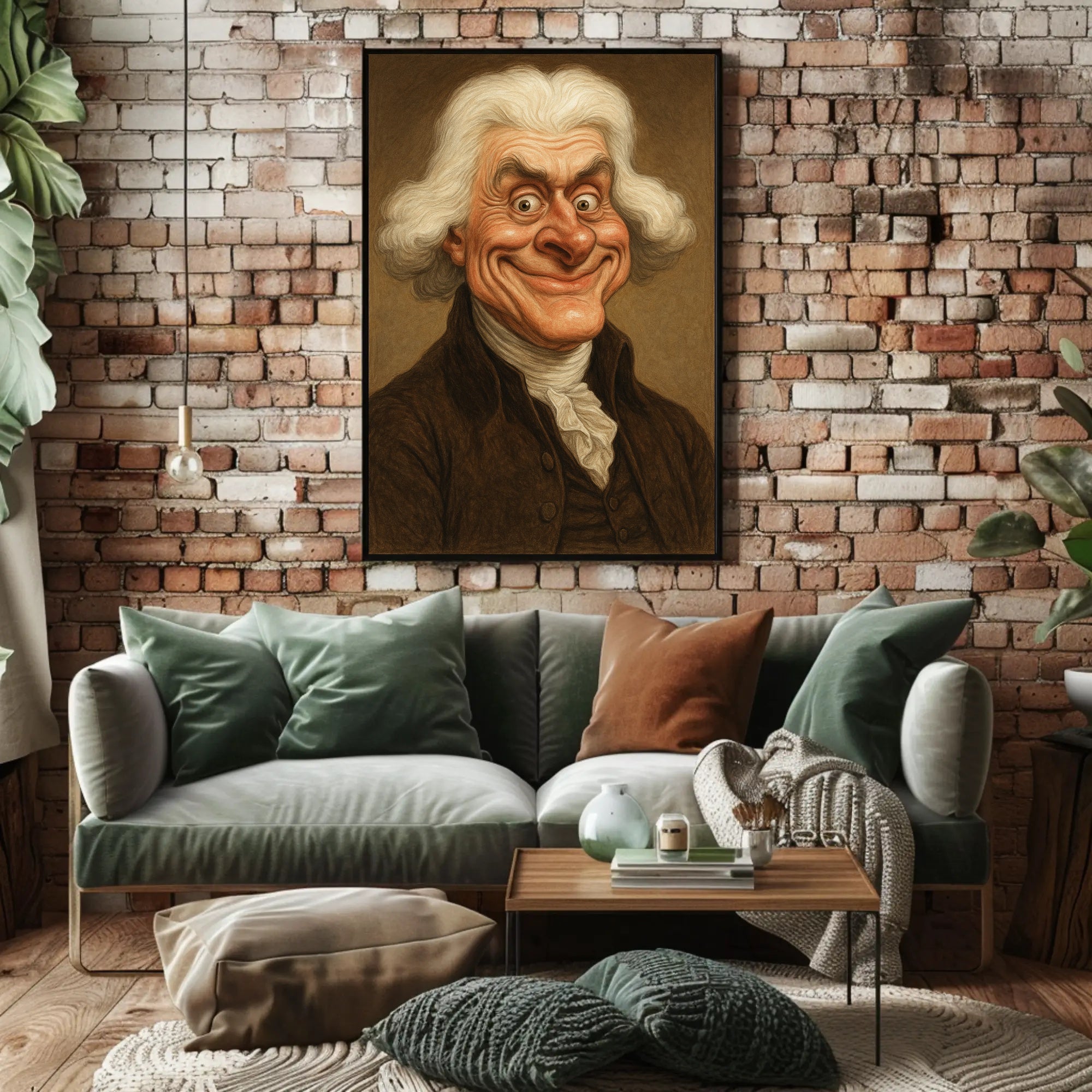 Thomas Jefferson Caricature Poster PosterGoat