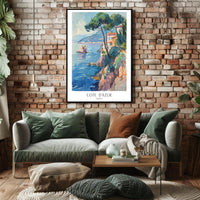 Côte d'Azur Vintage Travel Poster PosterGoat