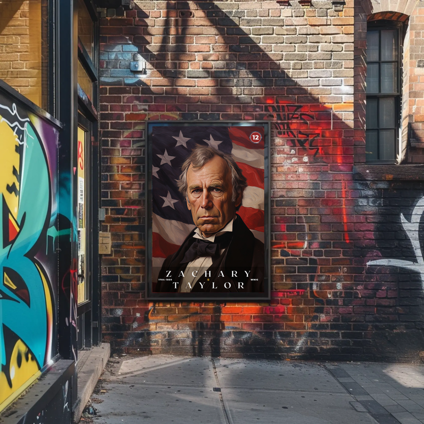 Zachary Taylor 12th President Of The United States Portrait