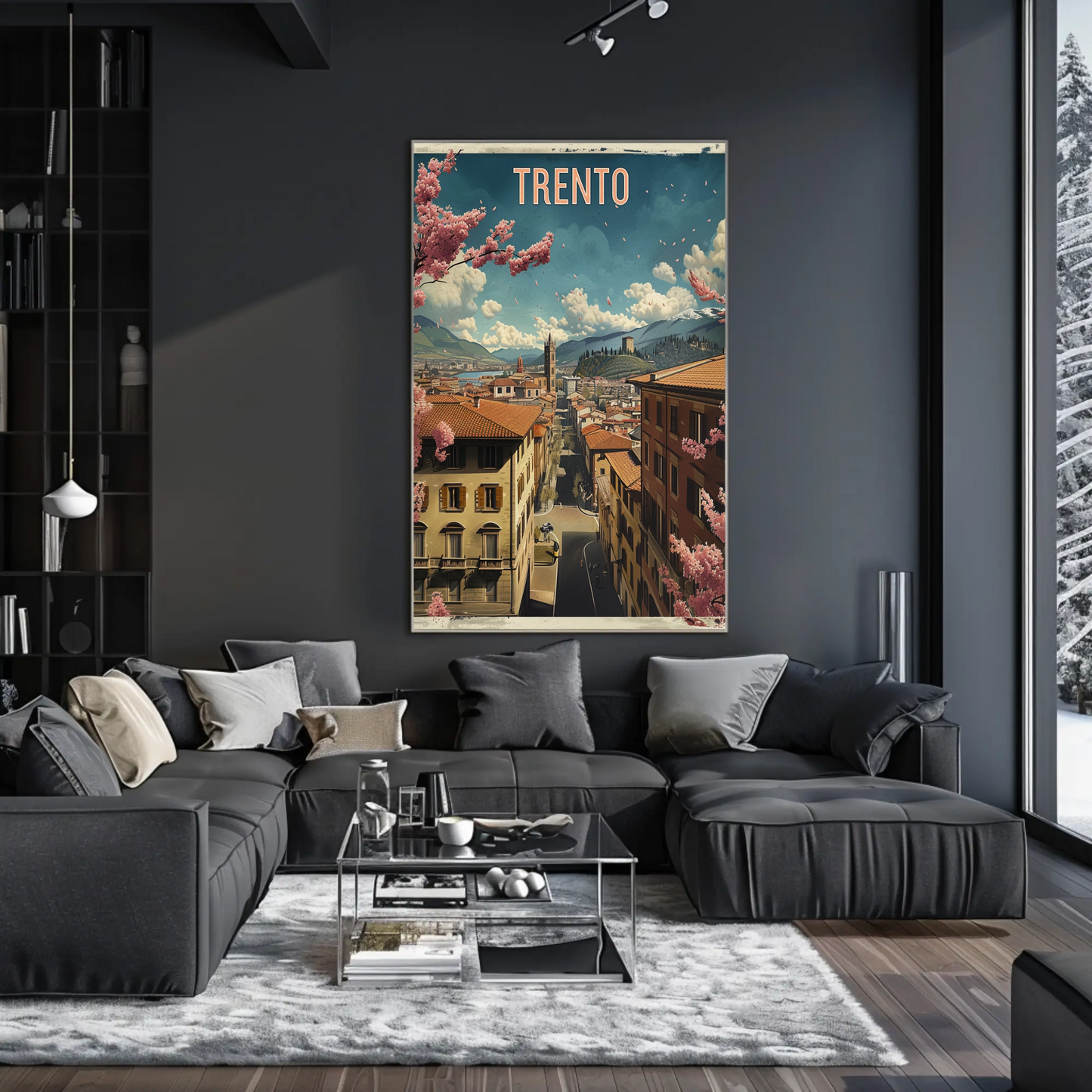 Springtime In Trento Italy Travel Poster