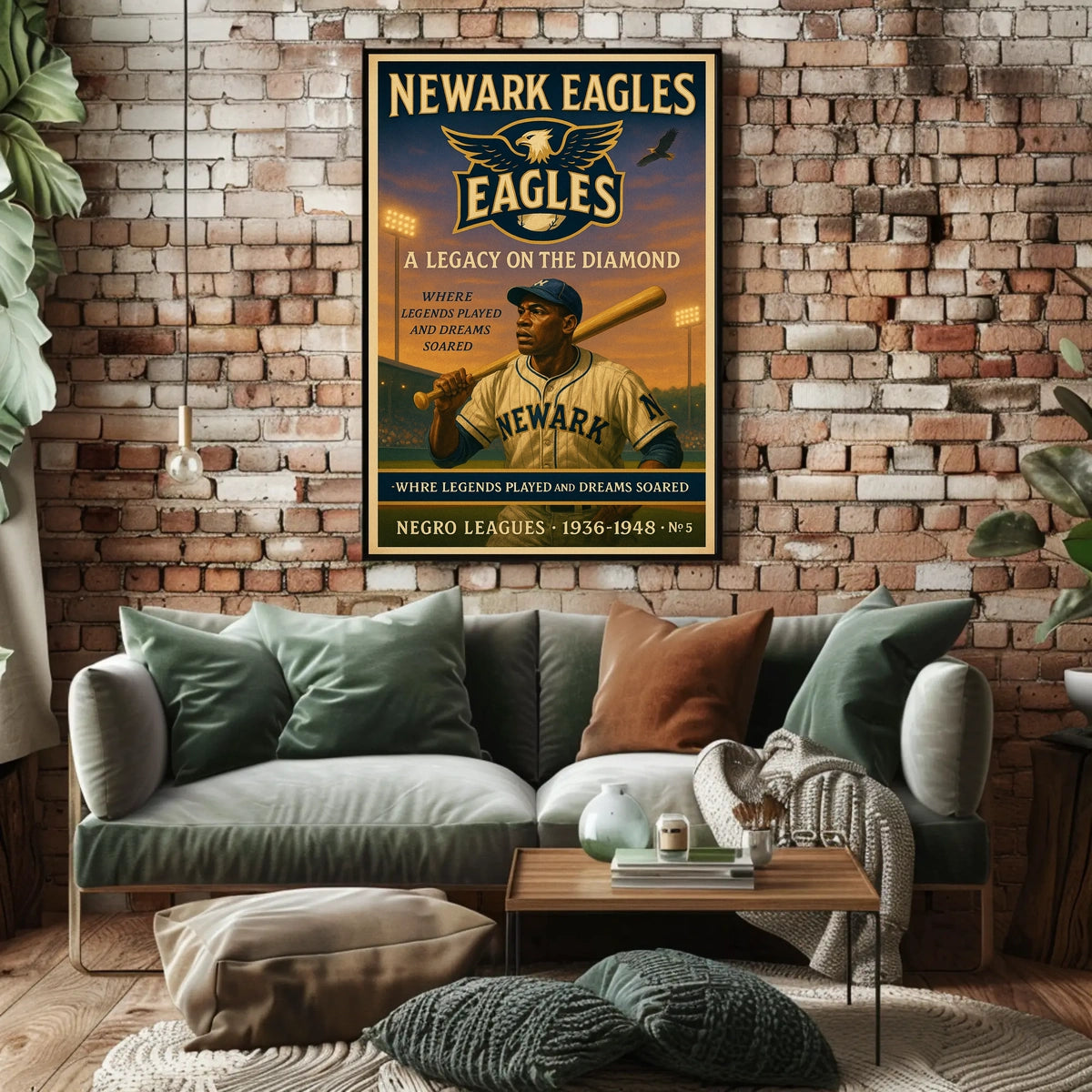 Newark Eagles A Legacy on the Diamond Poster