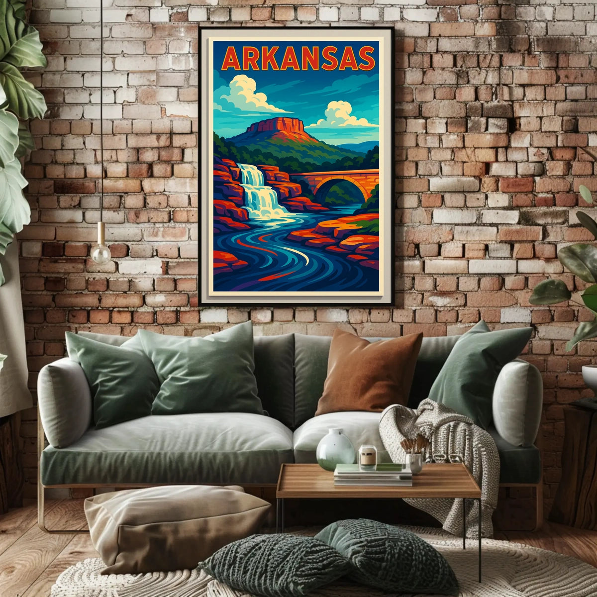 Arkansas Scenic Landscape Poster