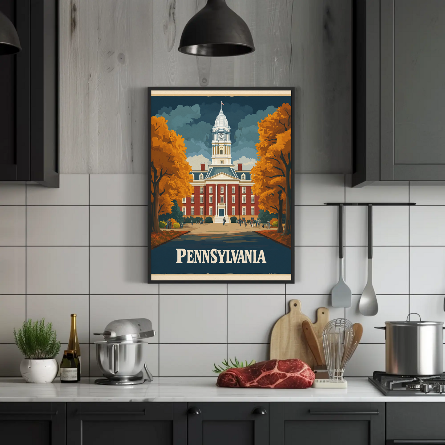 Pennsylvania Vintage Poster