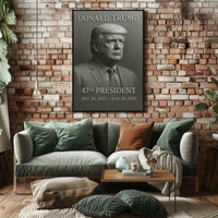 Donald Trump 47th President Poster