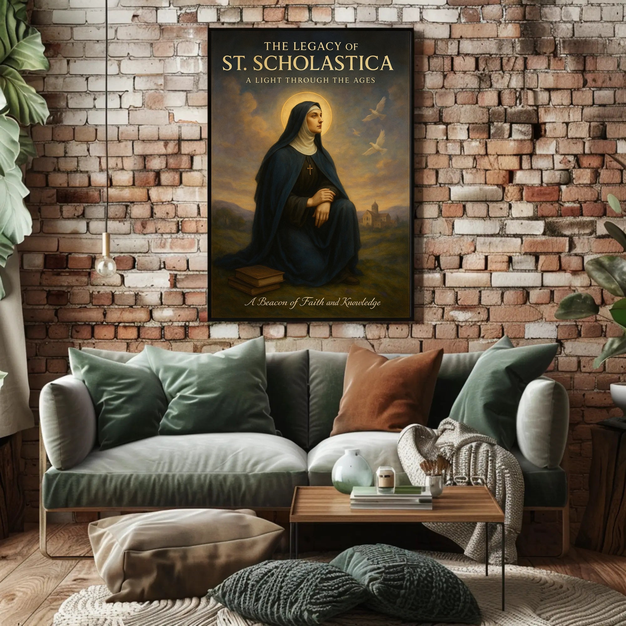 The Legacy of St. Scholastica Poster PosterGoat