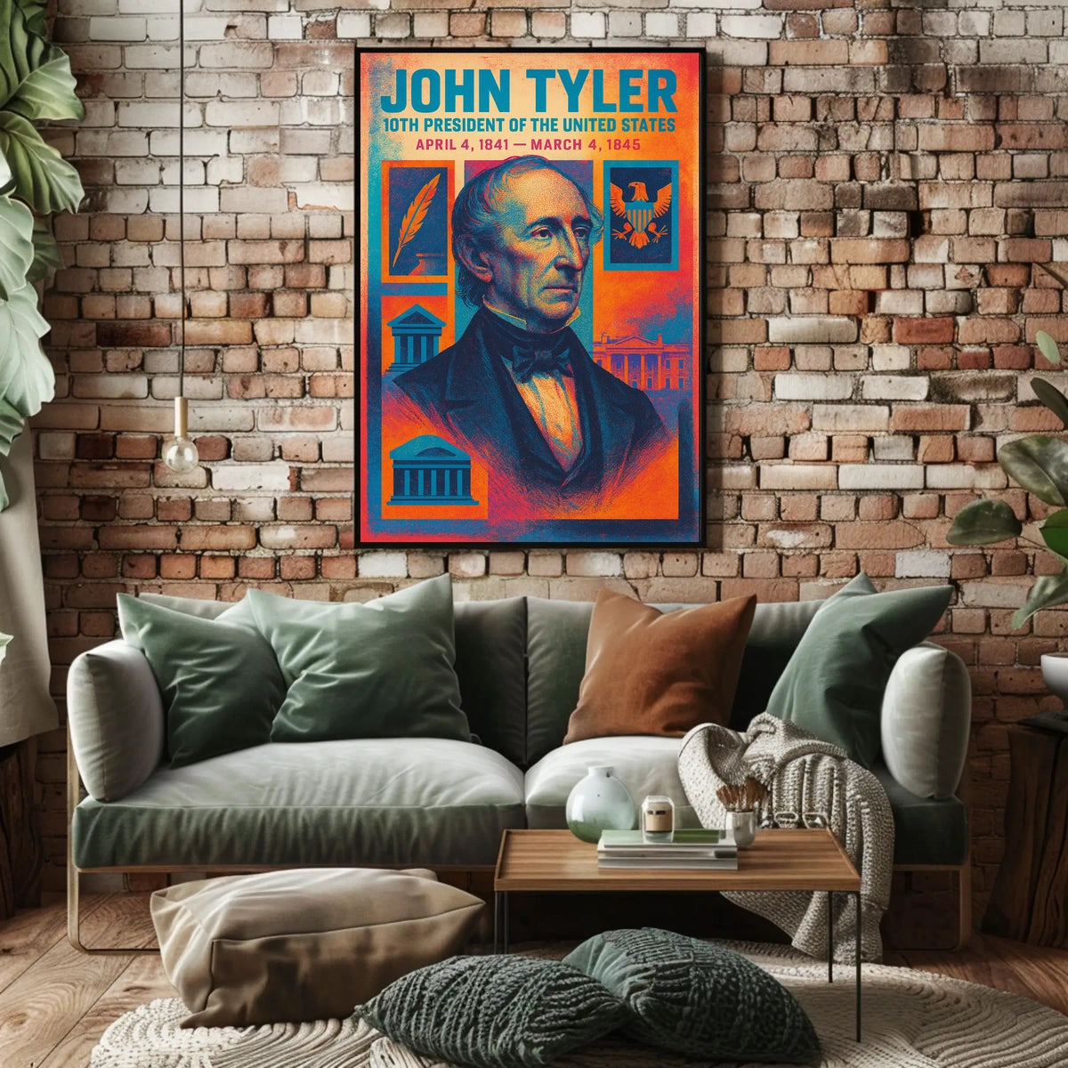 John Tyler 10th President Poster