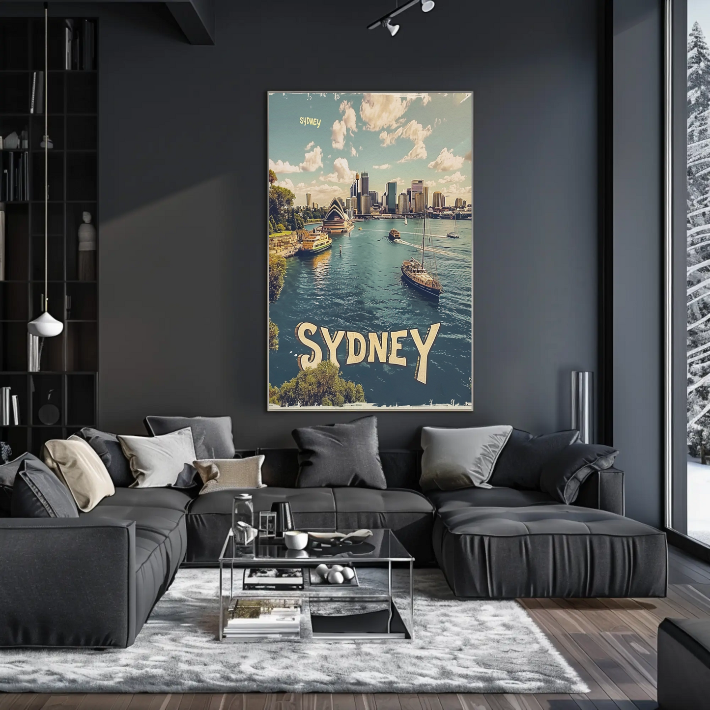 Sydney Australia Harbor Bridge Opera House Travel Poster Travel Poster