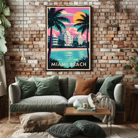 Miami Beach Paradise Poster