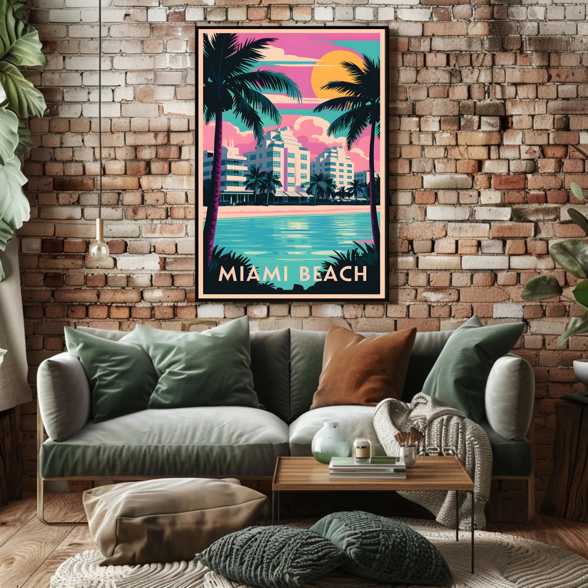 Miami Beach Paradise Poster