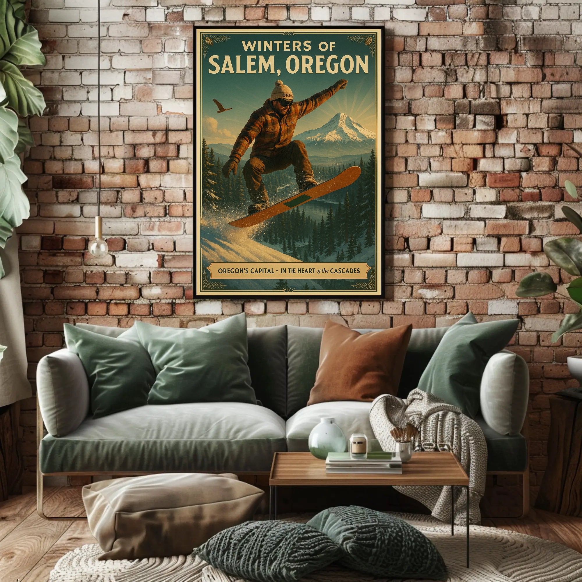Winters of Salem, Oregon Poster