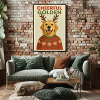 Cheerful Golden Poster