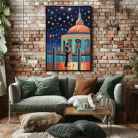 Starry Night Romance Poster