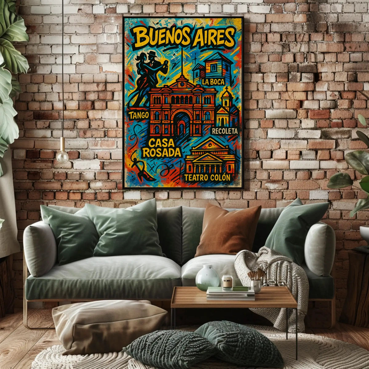 Vibrant Buenos Aires Poster
