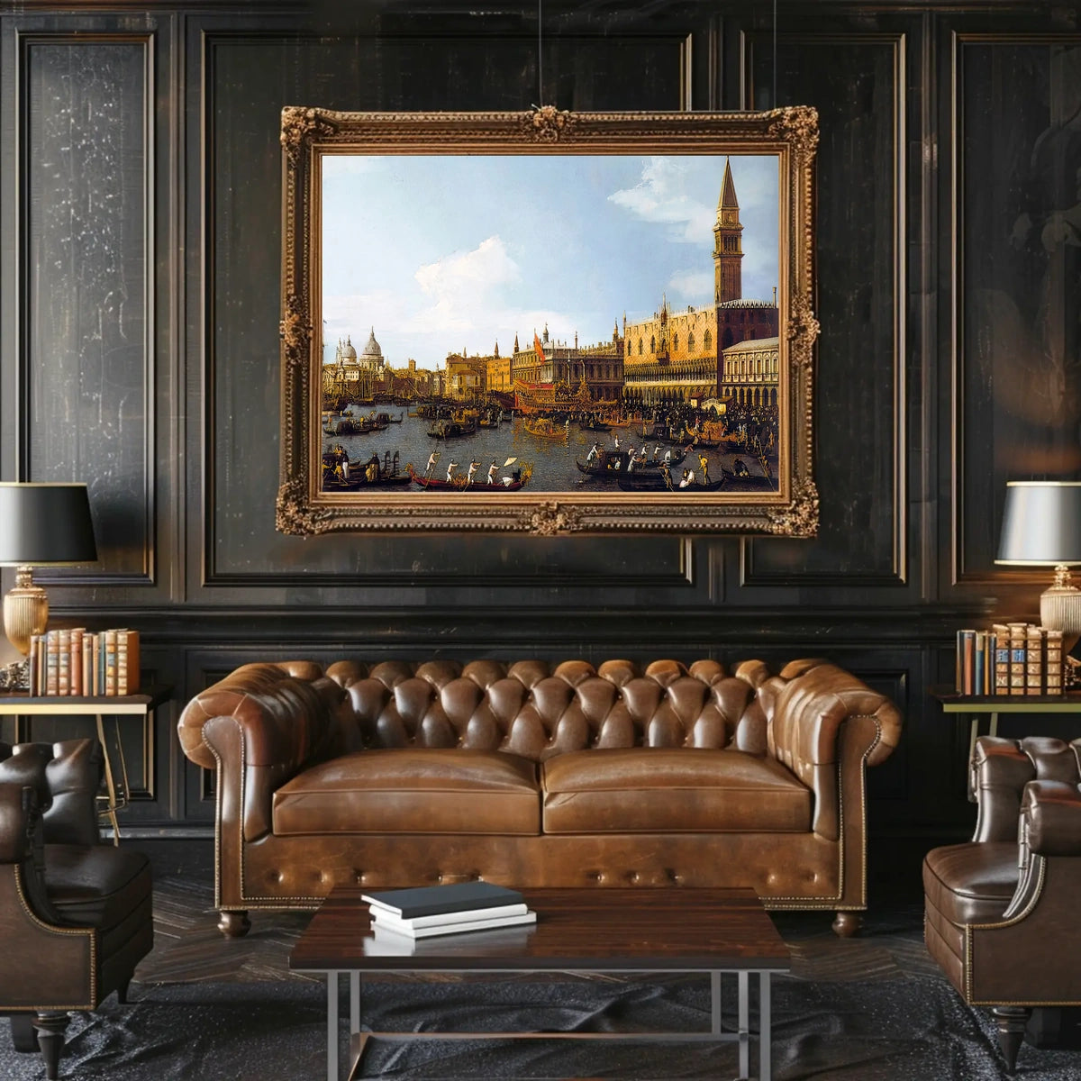 Venetian Celebration of Gondolas and Architecture Travel Poster