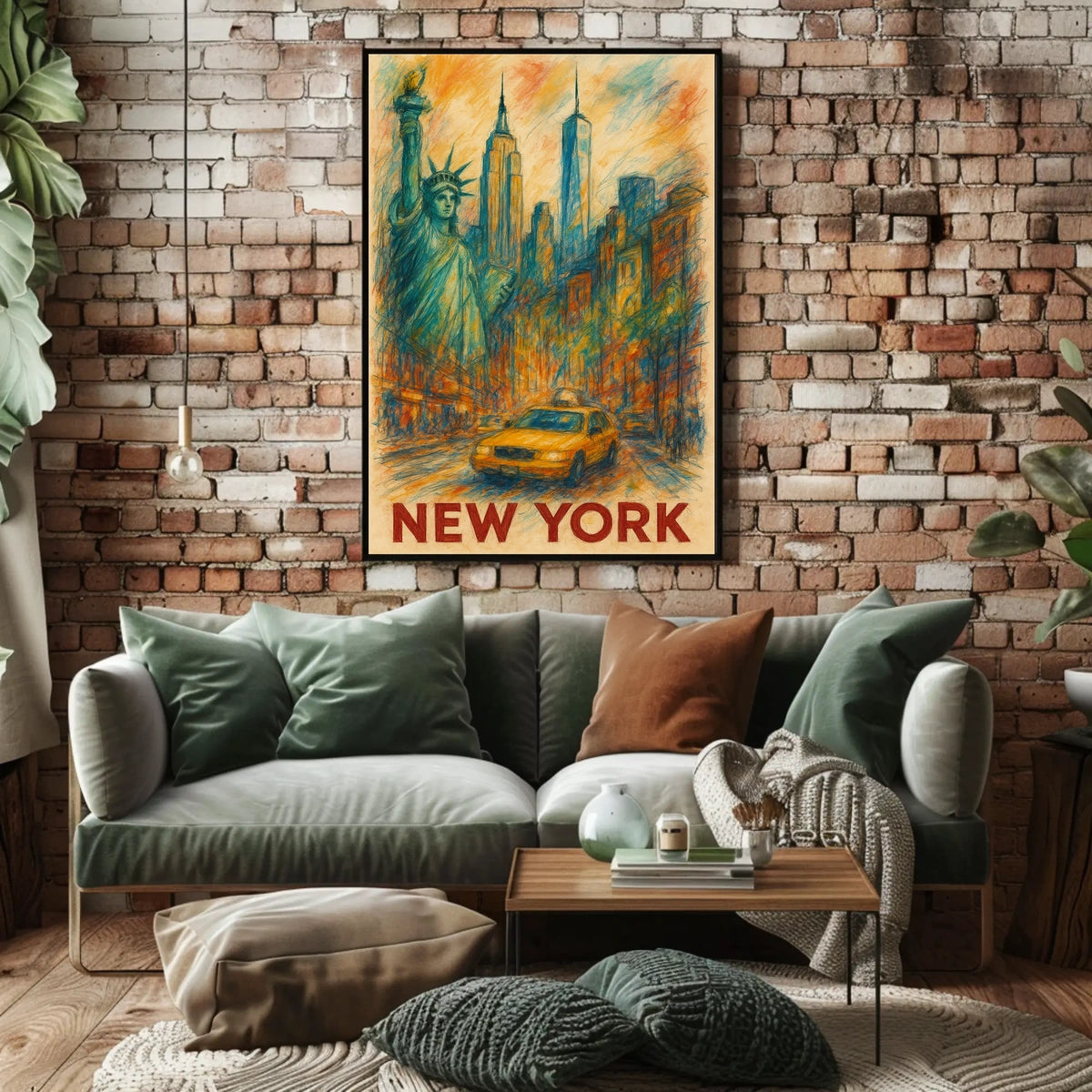 Vibrant New York City Poster