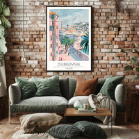 Dubrovnik Scenic View Poster PosterGoat