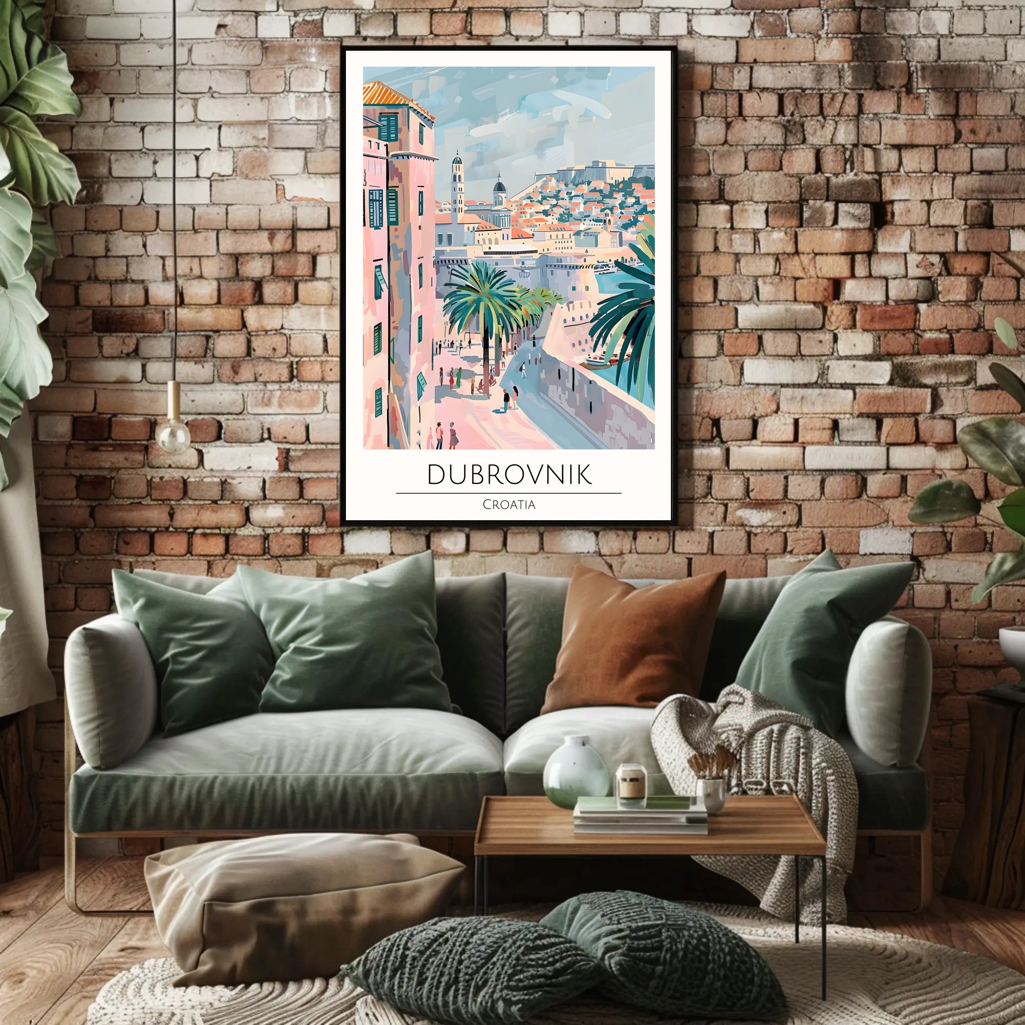 Dubrovnik Scenic View Poster PosterGoat