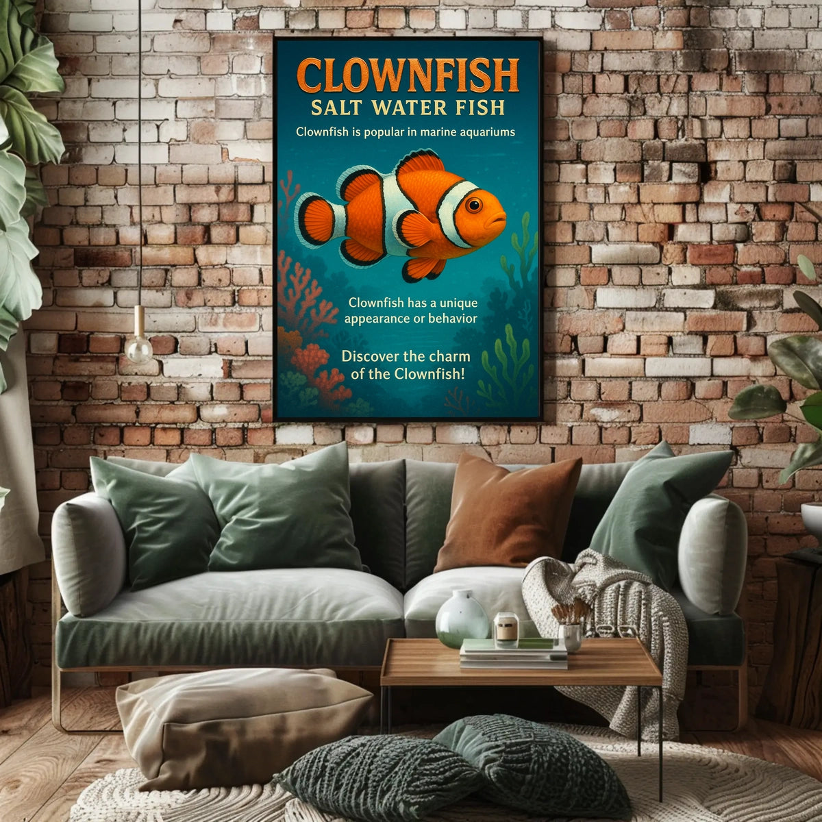 Discover the Charm of the Clownfish Poster