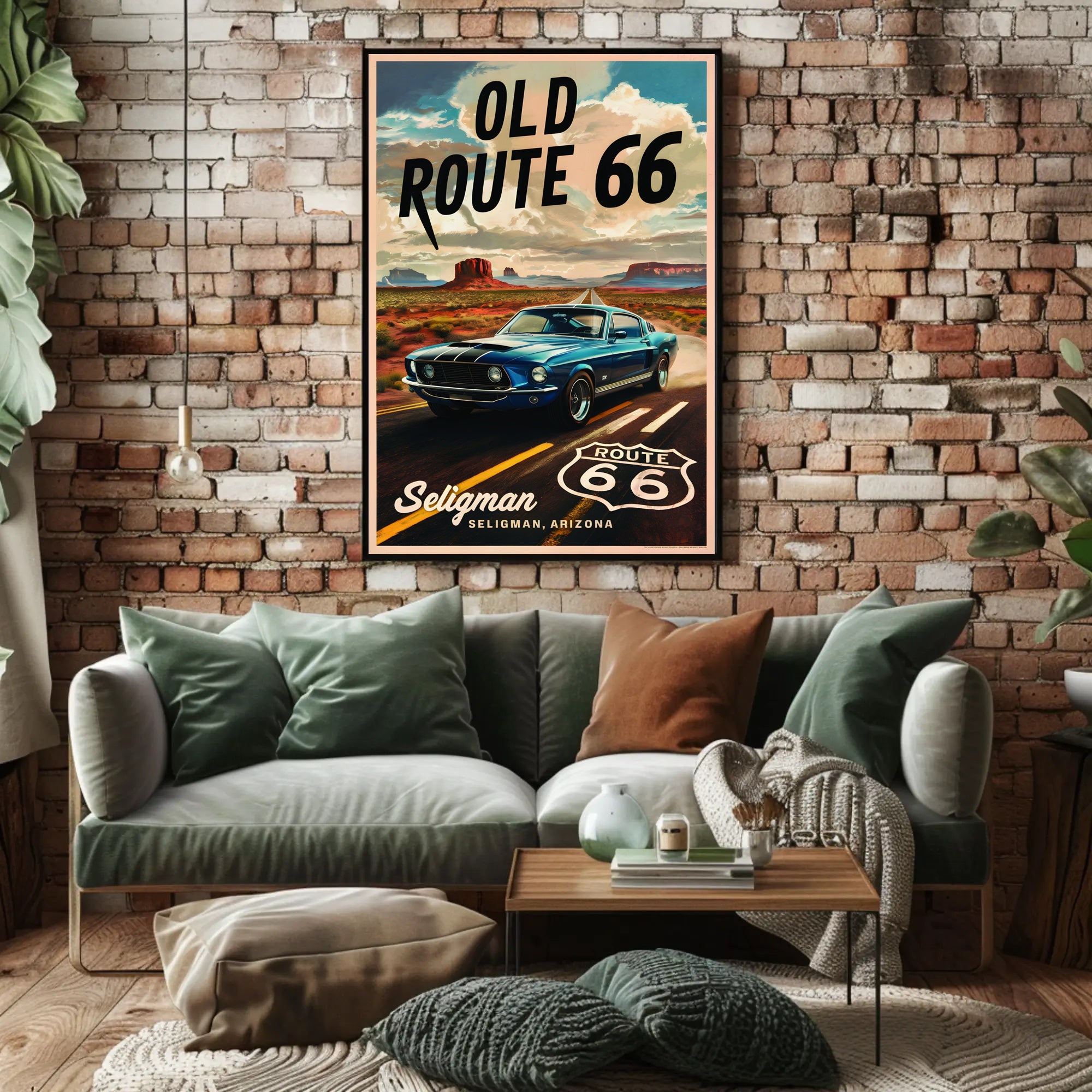 Journey Down Old Route 66 Poster