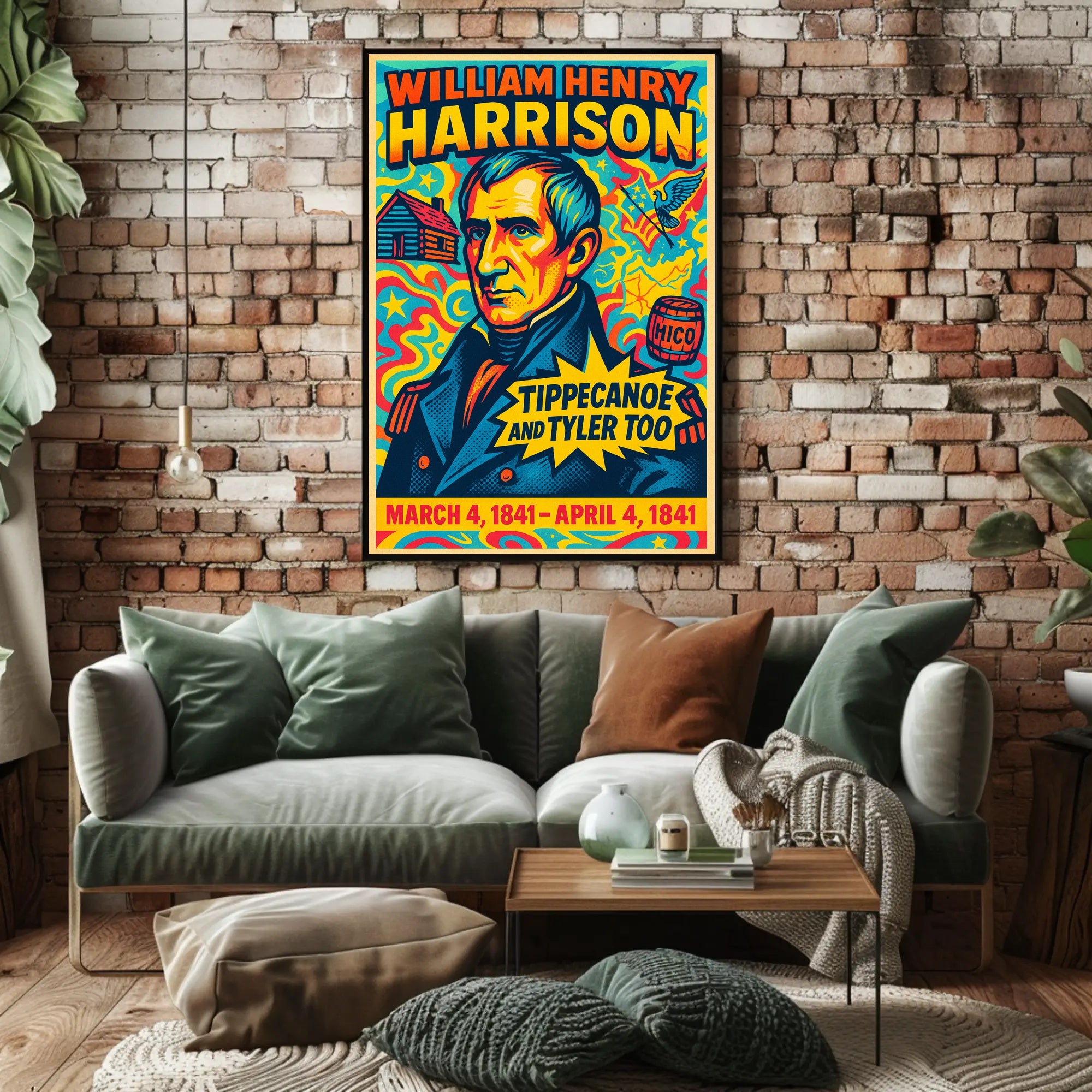 William Henry Harrison 9th President Poster PosterGoat