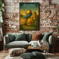 Jerusalem A Convergence Of Faiths Poster