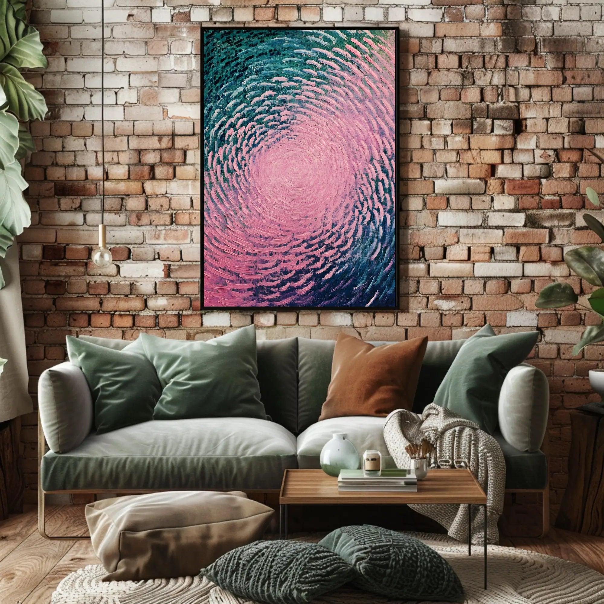 Swirling Colors Abstract Poster Art Print