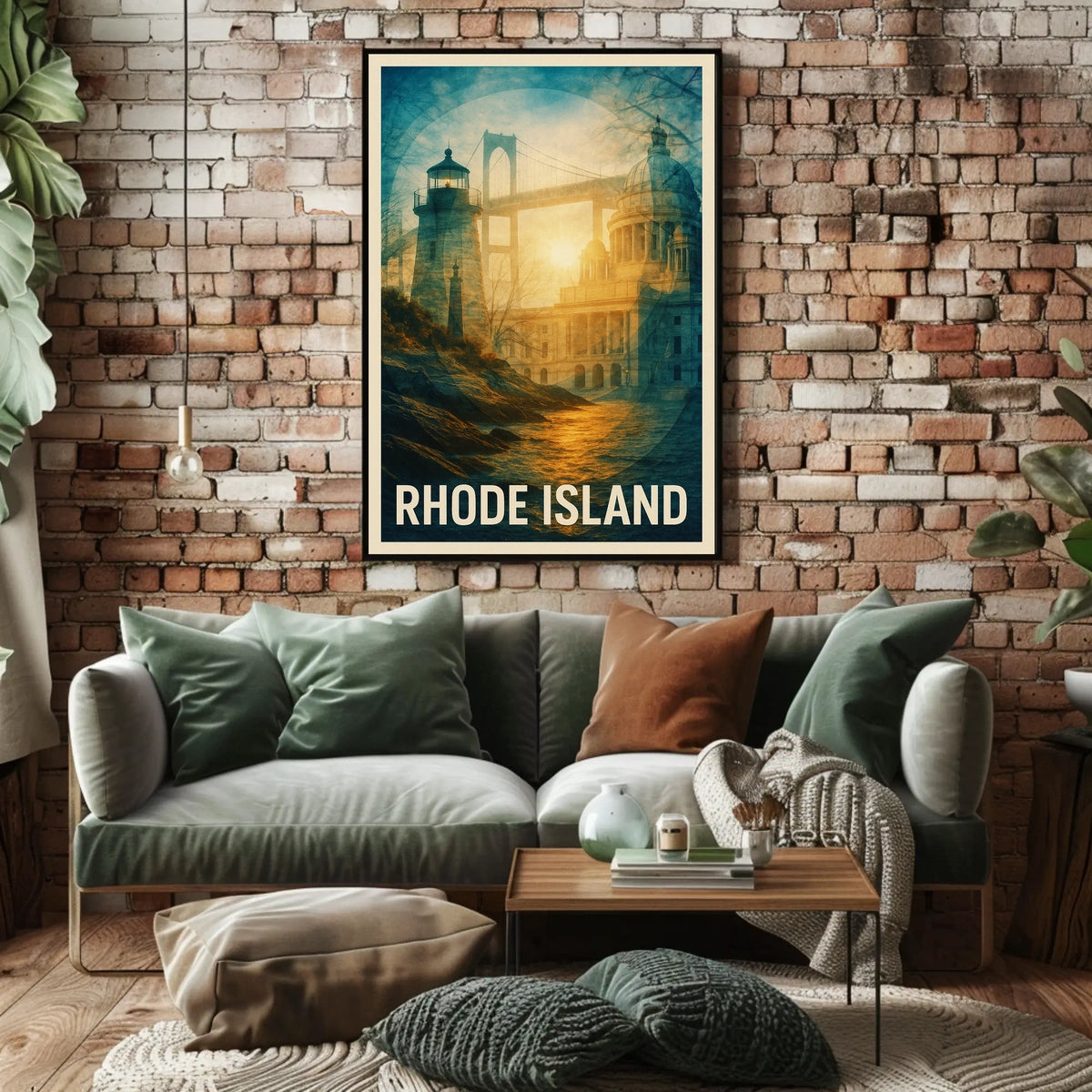 Rhode Island Scenic Montage Poster