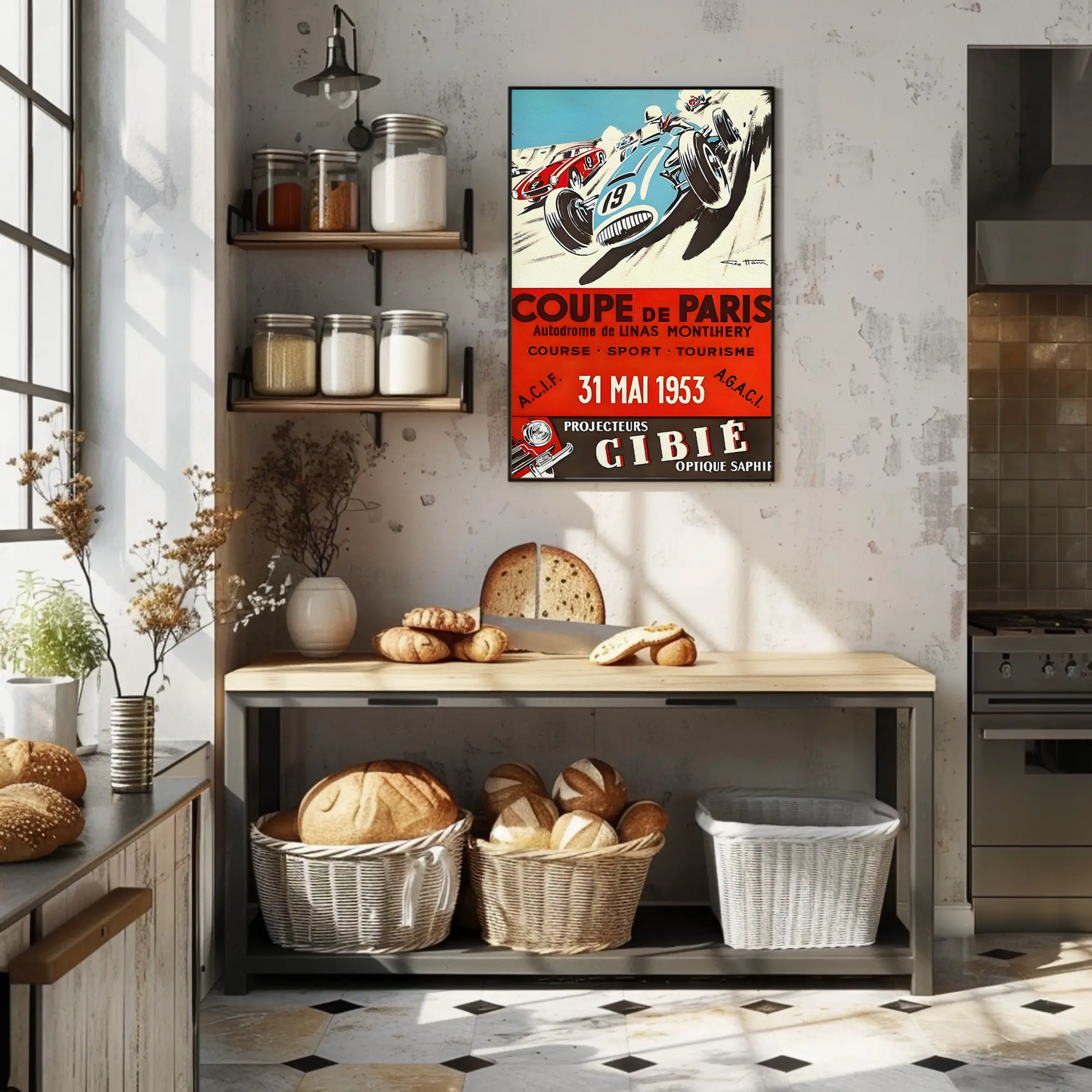 Coupe de Paris – 1953 Race Poster