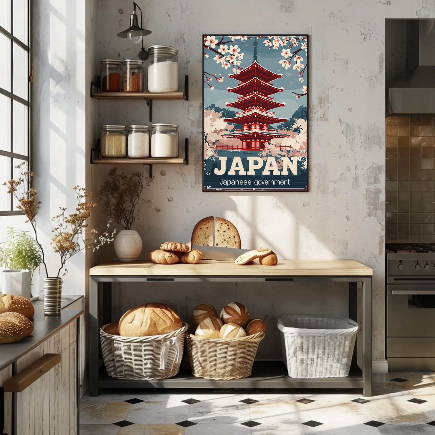 Japan Vintage Travel Poster - Japanese Government