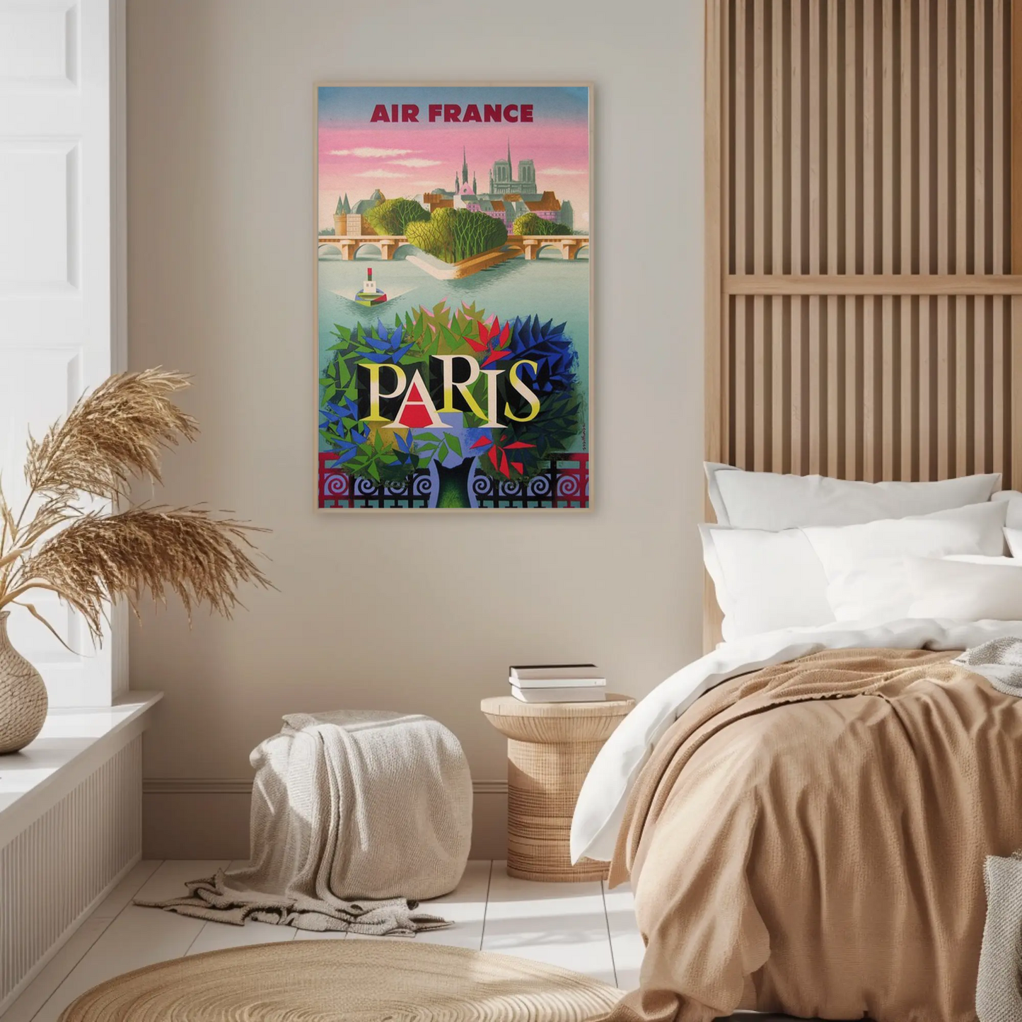 Air France Paris - Vintage Travel Poster