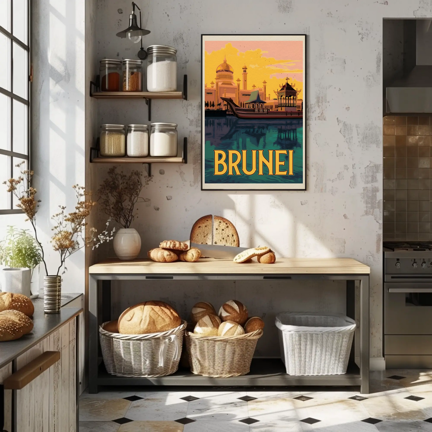 Vintage Poster Brunei