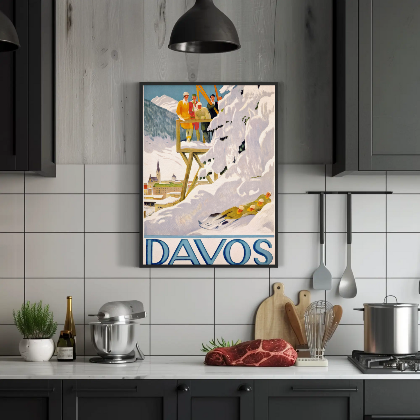 Davos Winter Sports Poster