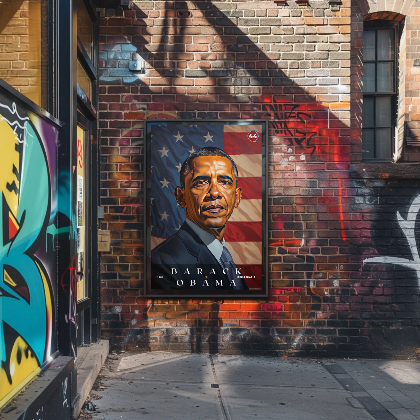 Barack Obama 44th President Of The United States Portrait