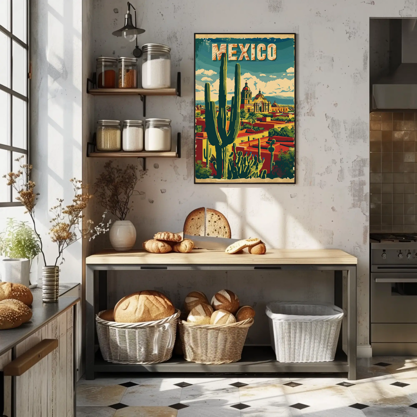 Mexico City Vintage Poster
