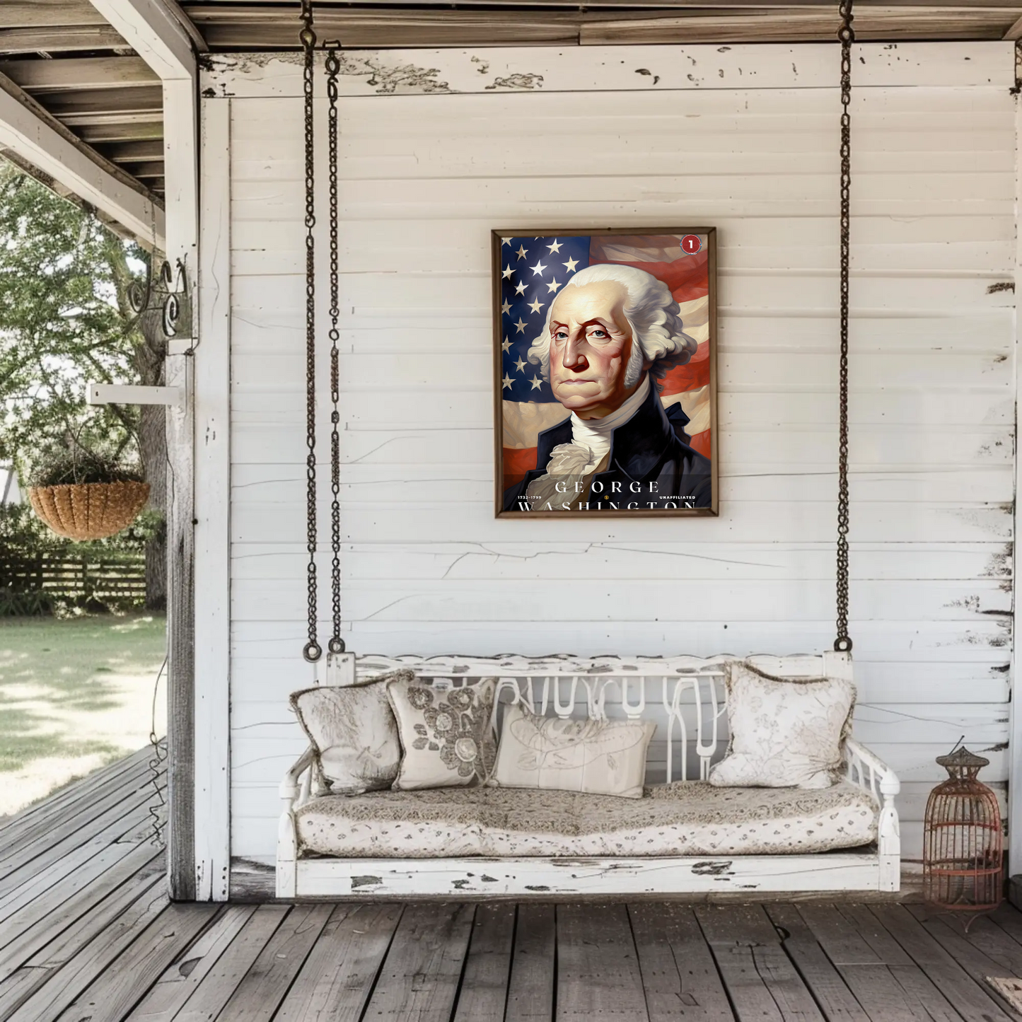 George Washington 1st President Of The United States Portrait