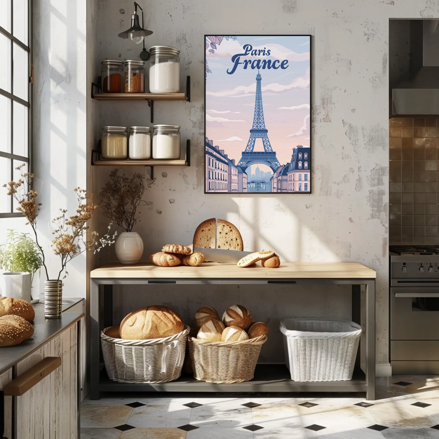 Paris France – Eiffel Tower at Sunset
