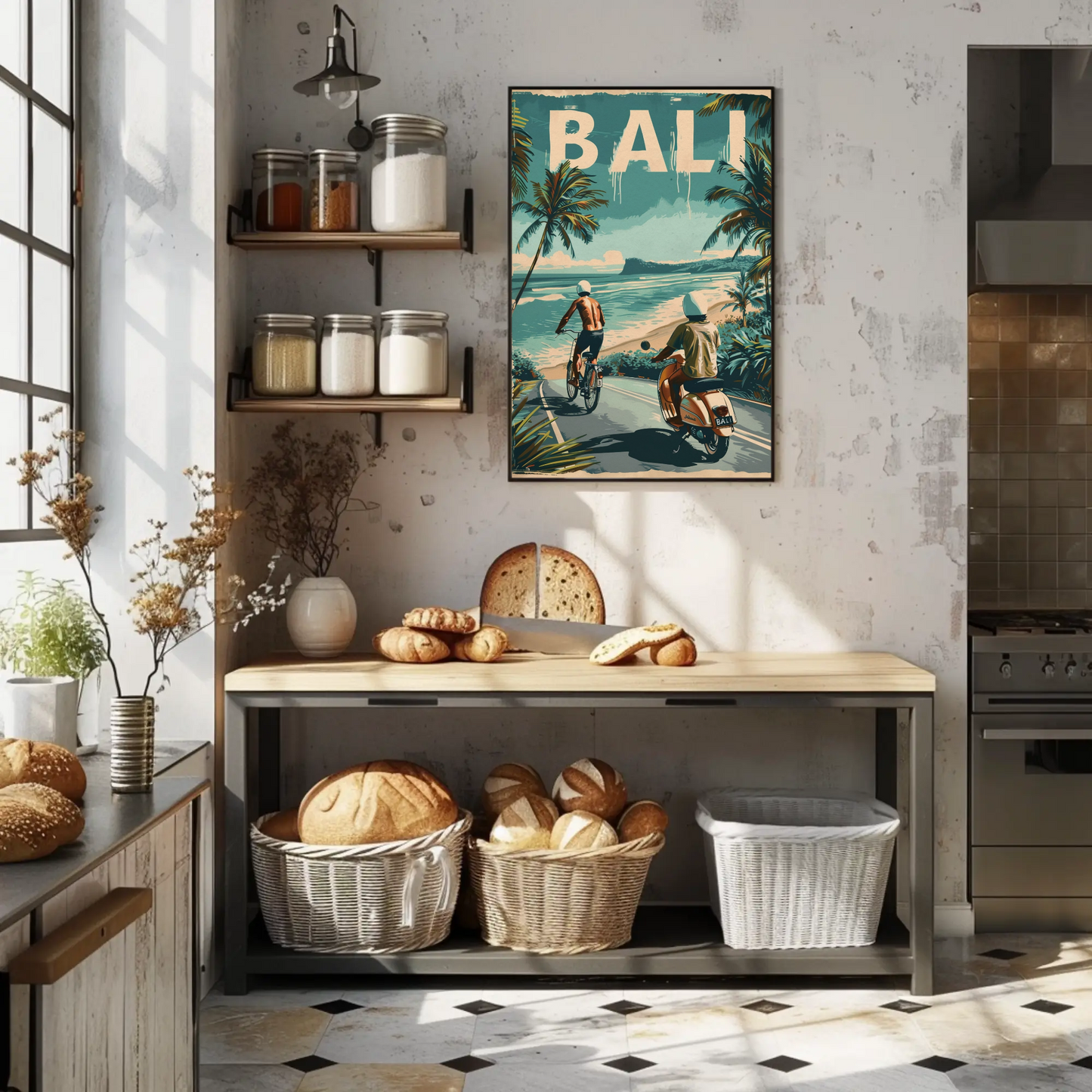 Bali Vintage Poster