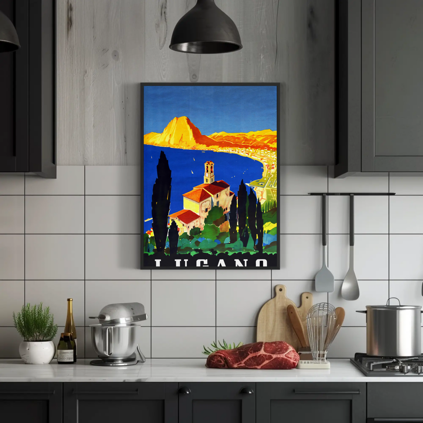 Lugano - Swiss Riviera Poster