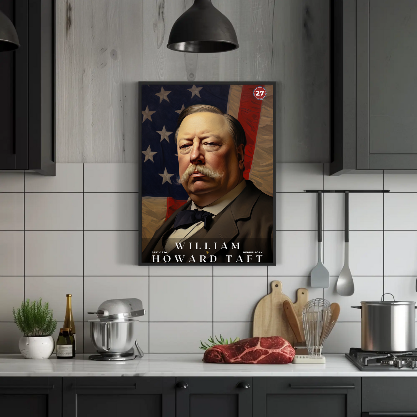 William Taft 27th President Of The United States Portrait