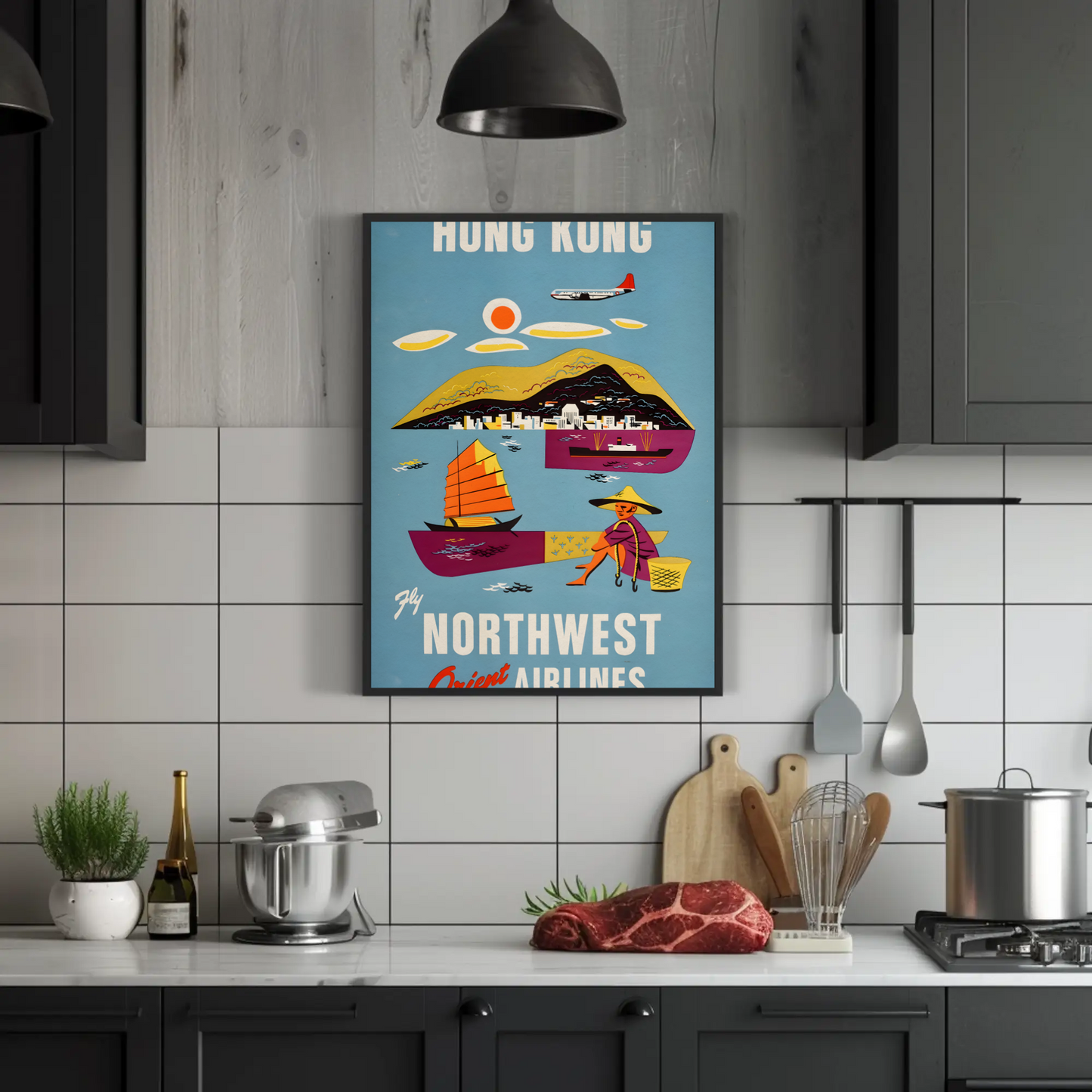 Hong Kong Travel Poster
