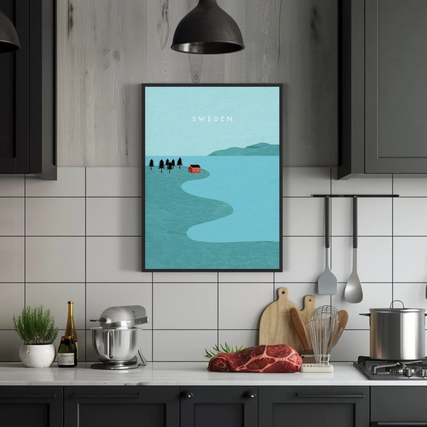 Sweden: Serene Landscape Poster