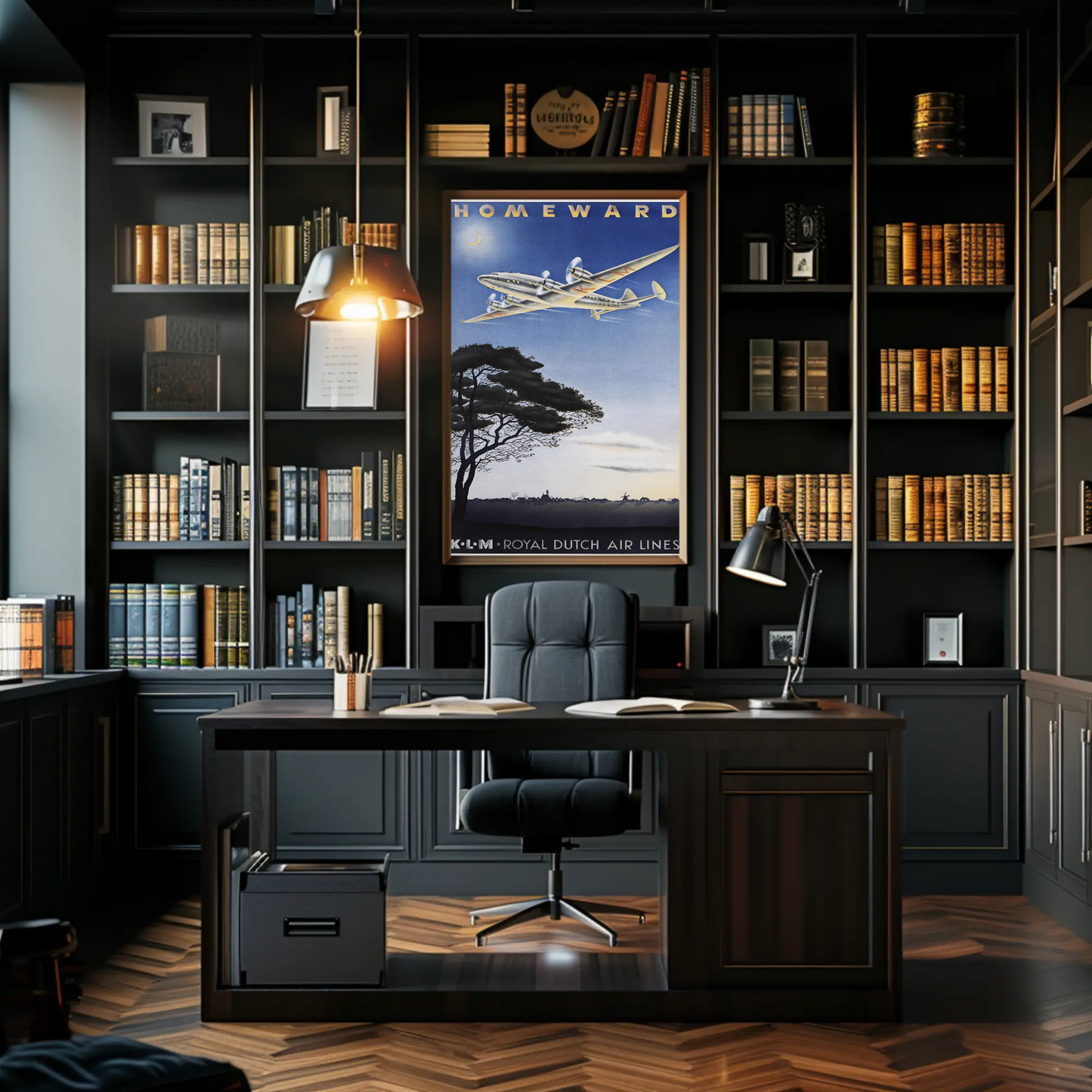 KLM Homeward Poster