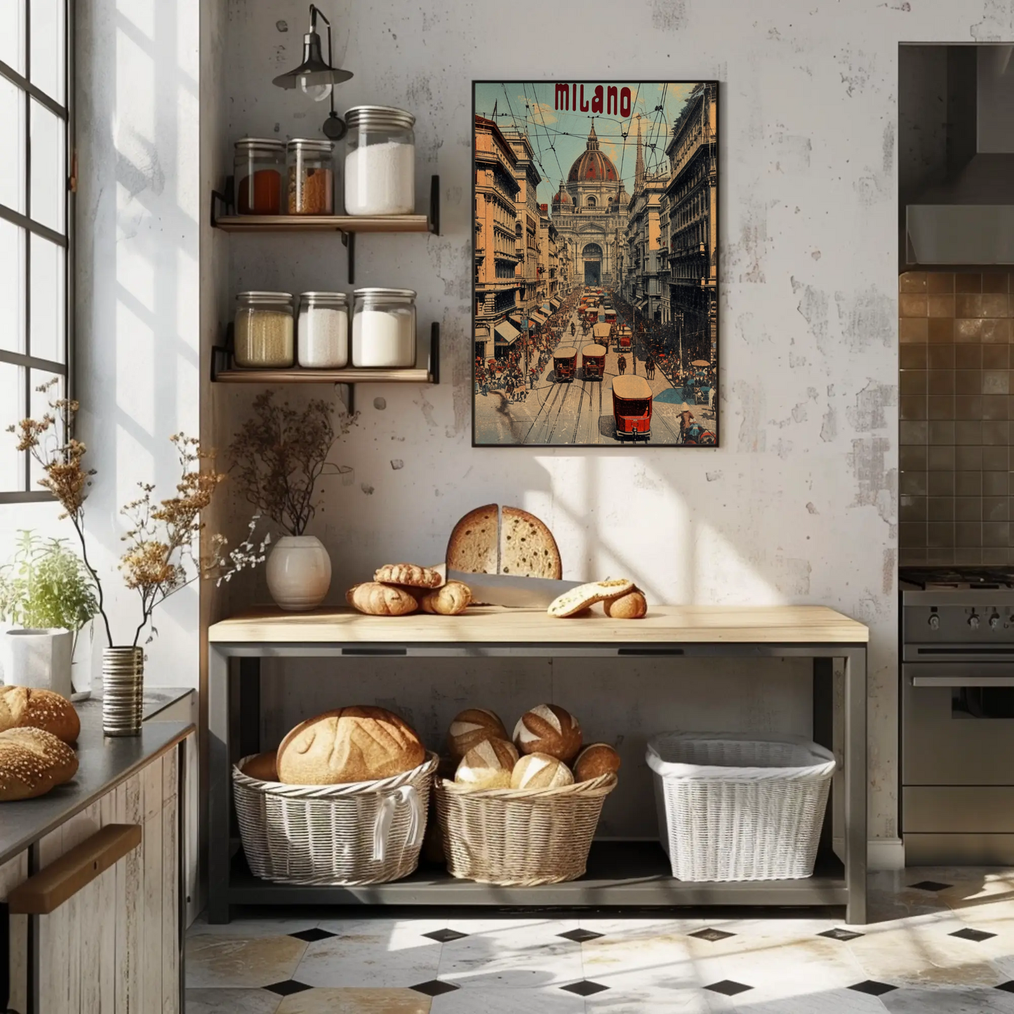 Milano Vintage Poster