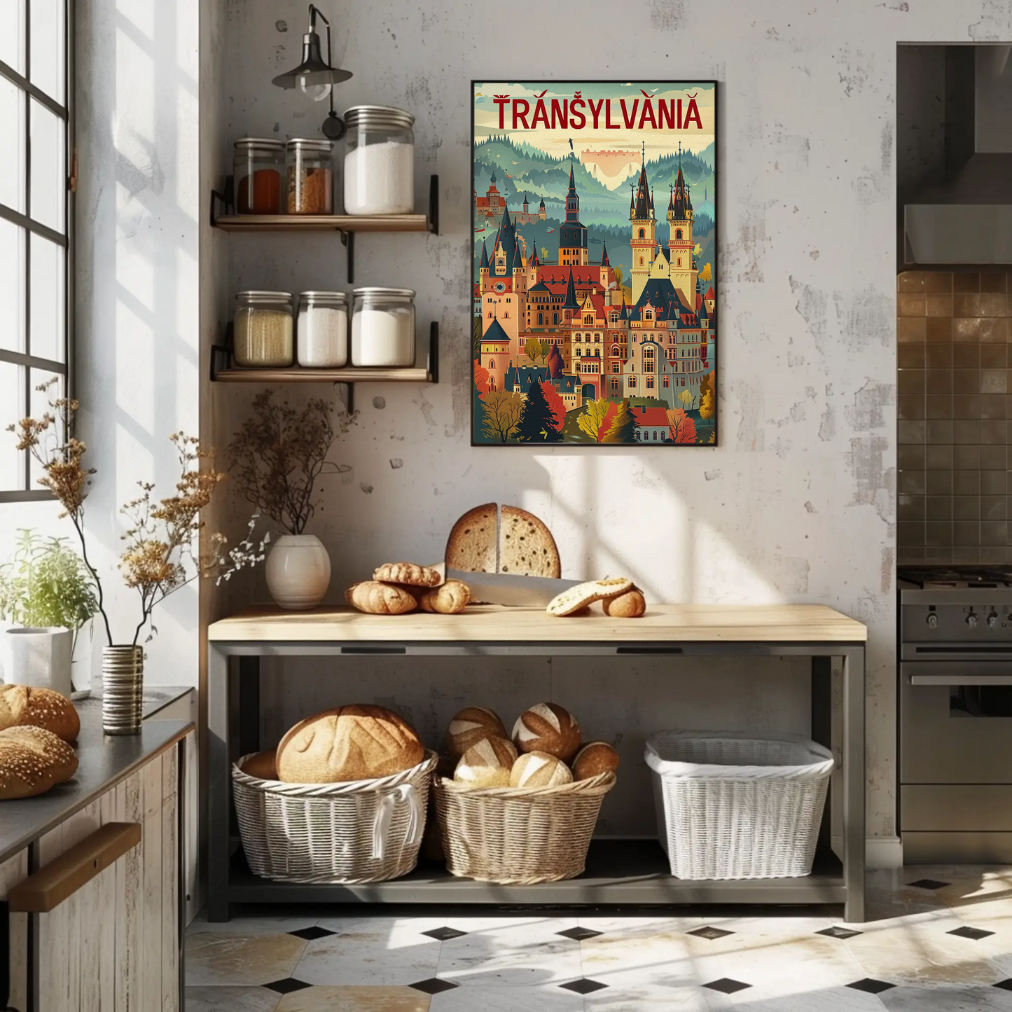Transylvania Vintage Poster