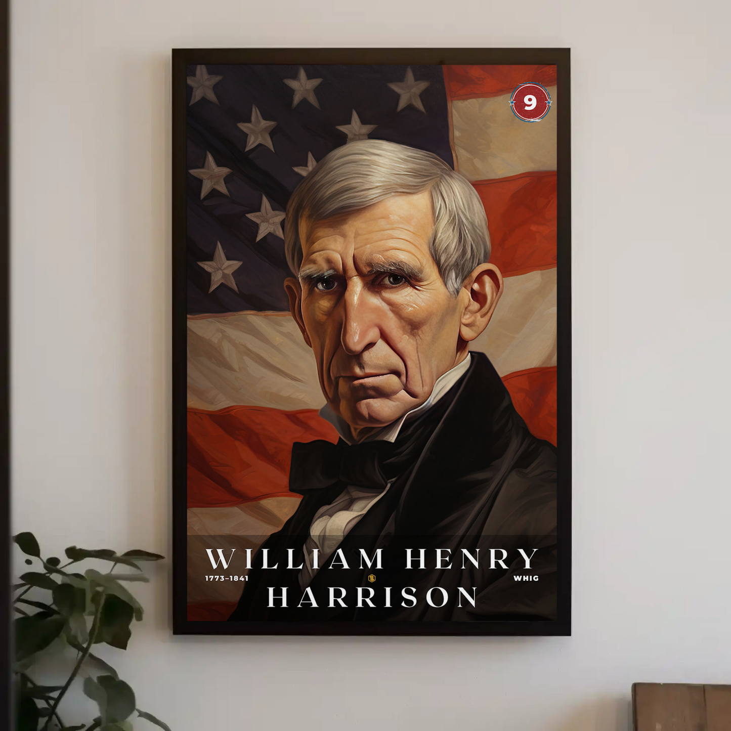 William Harrison 9th President Of The United States Portrait