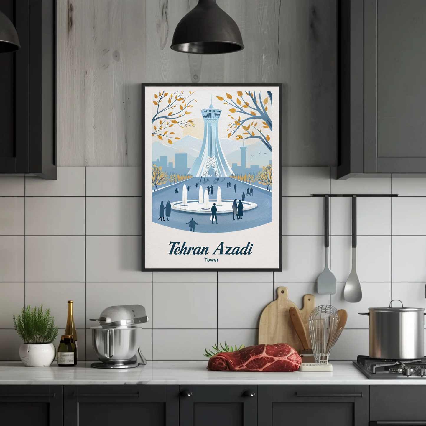 Tehran Azadi Tower Poster