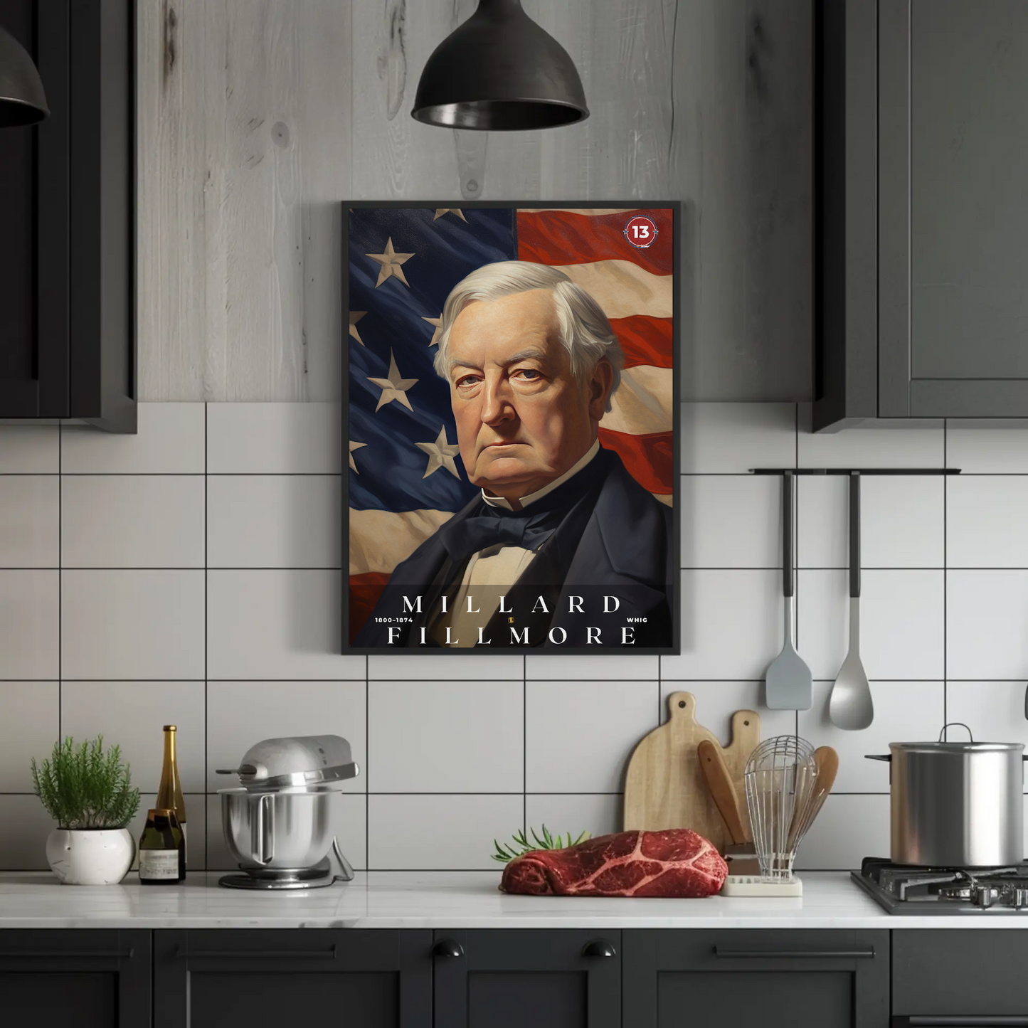 Millard Fillmore 13th President Of The United States Portrait