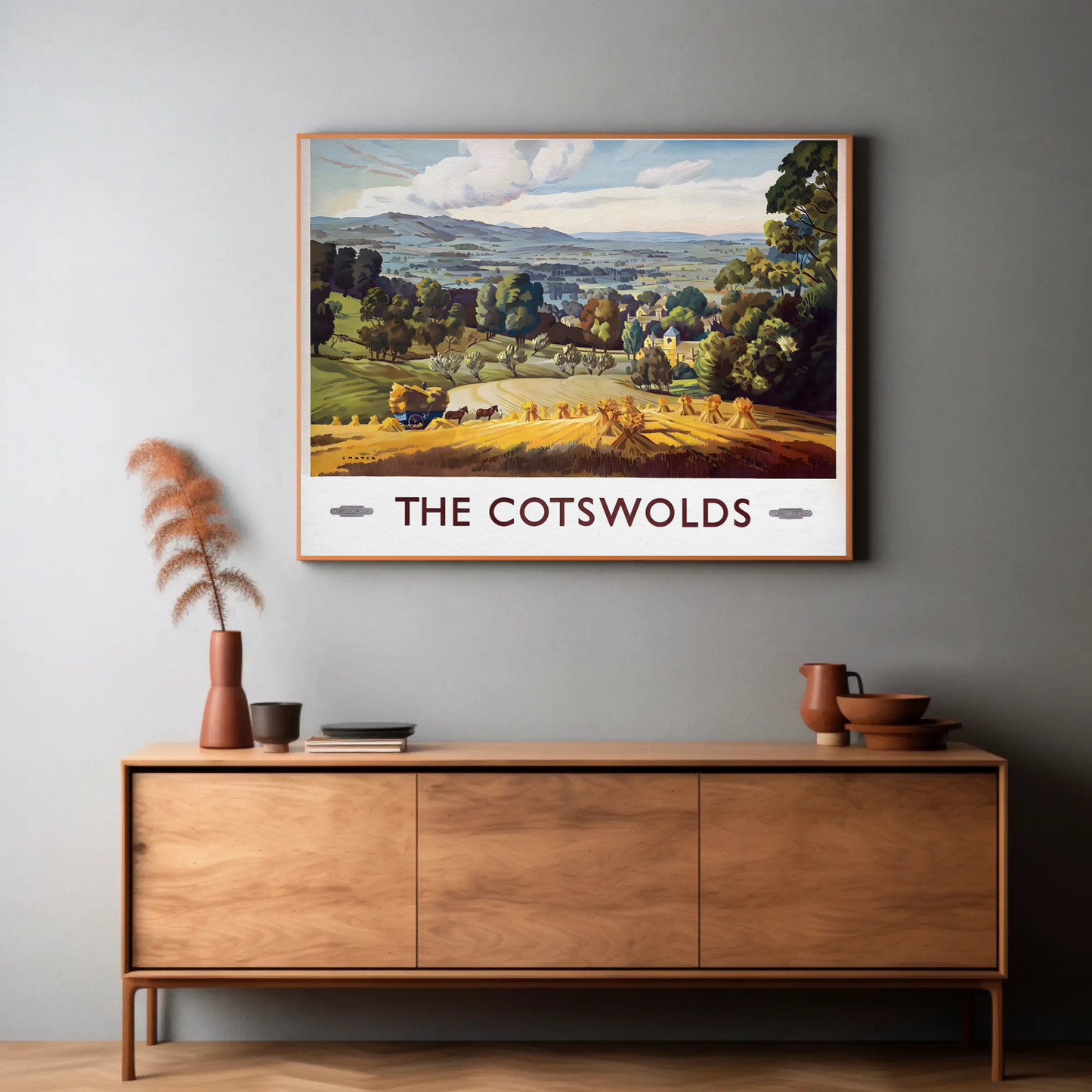 The Cotswolds - See Britain by Train Poster