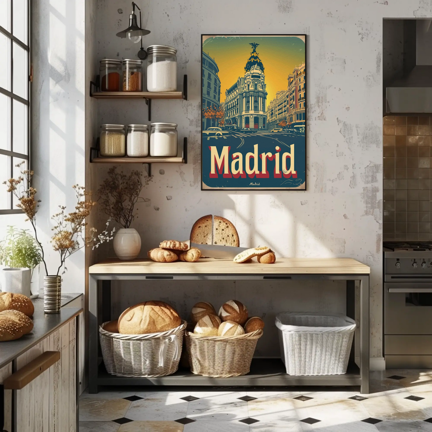 Madrid Vintage Poster
